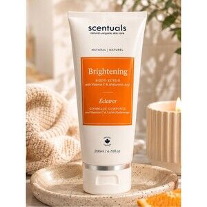 3/$30 SCENTUALS Brightening Body Scrub with Vitamin C & Hyaluronic Acid